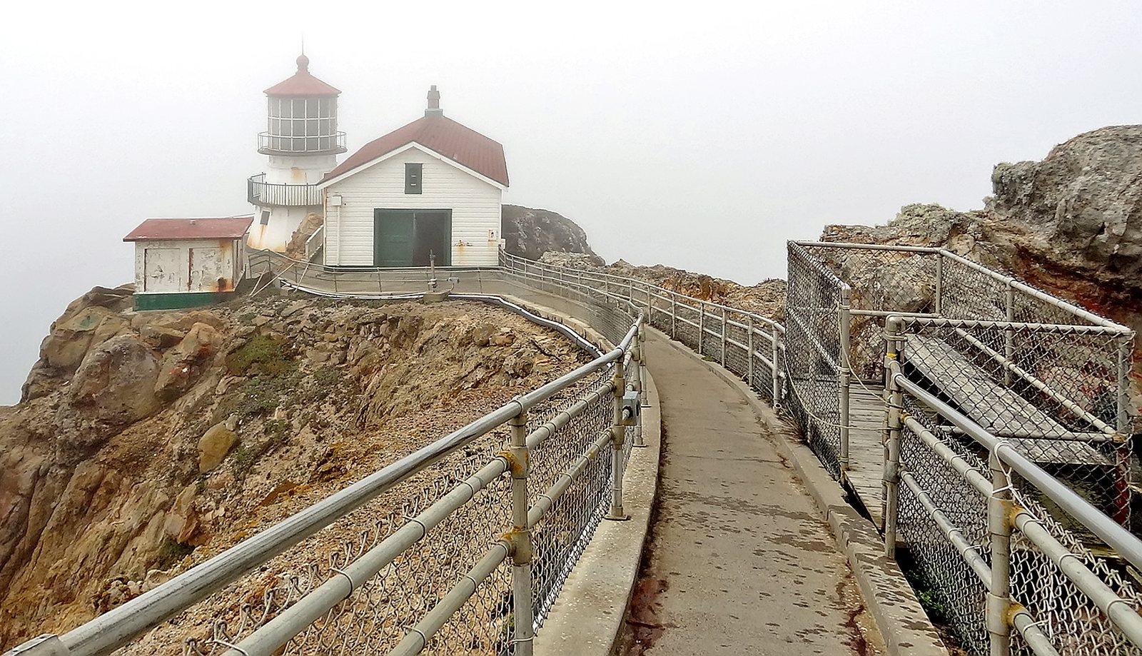 Point Reyes Lighthouse on the rugged Pacific headlands of Point Reyes National Seashore