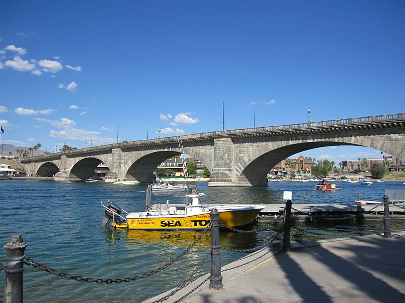 London Bridge on the Colorado River at Lake Havasu City, Arizona