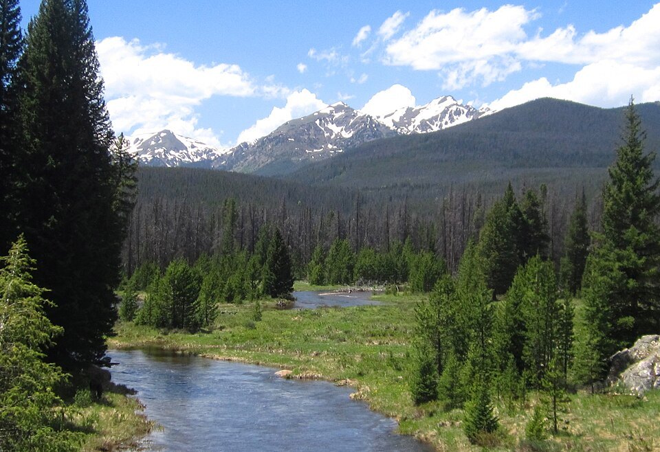 Colorado River in Rocky Mountain National Park, Colorado