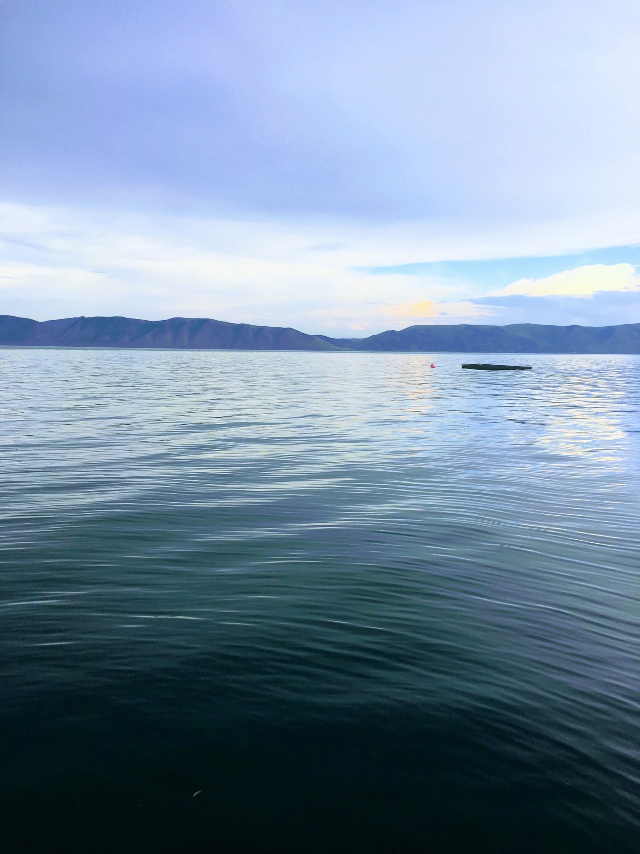 Authentic view of Bear Lake Option along the Yellowstone and North Utah route