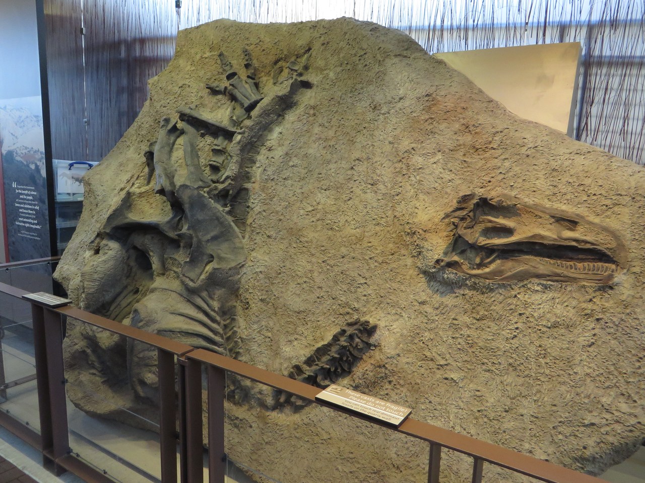 Authentic view of Dinosaur National Monument along the Yellowstone and North Utah route