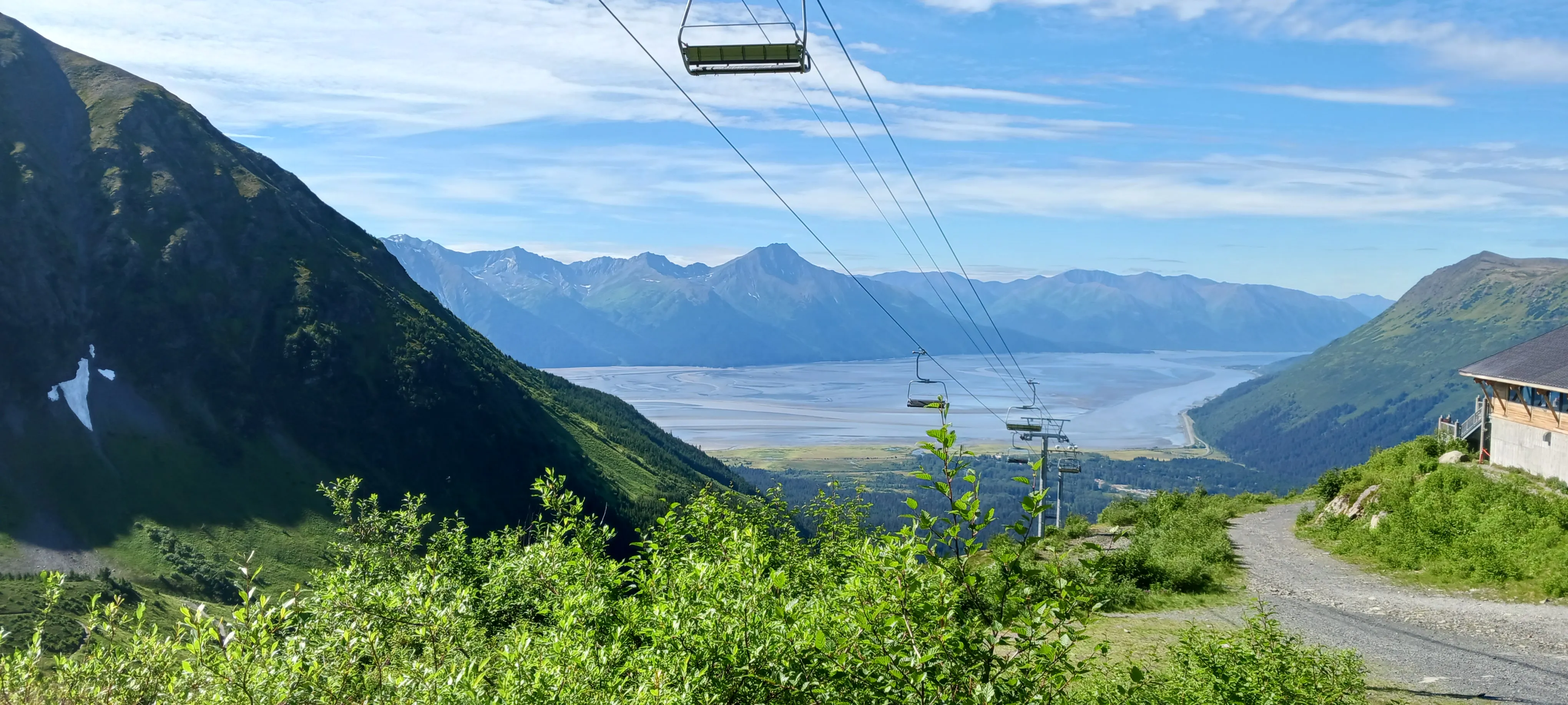 View from Alyeska Ski Resort toward Turnagain Arm, Alaska