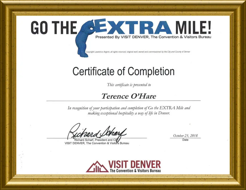 Denver Hospitality Certification