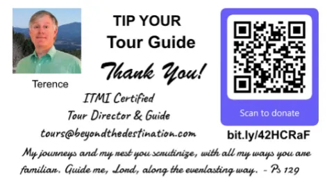 Click to Tip your Tour Director & Guide, Terence