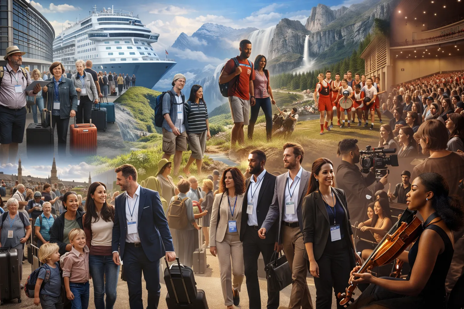 Family, faith, lifestyle, and event travel groups