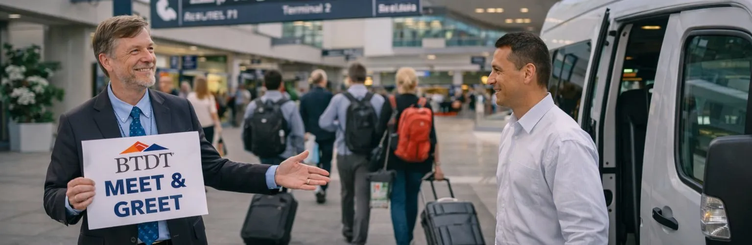 BTDT meet and greet and transportation coordination